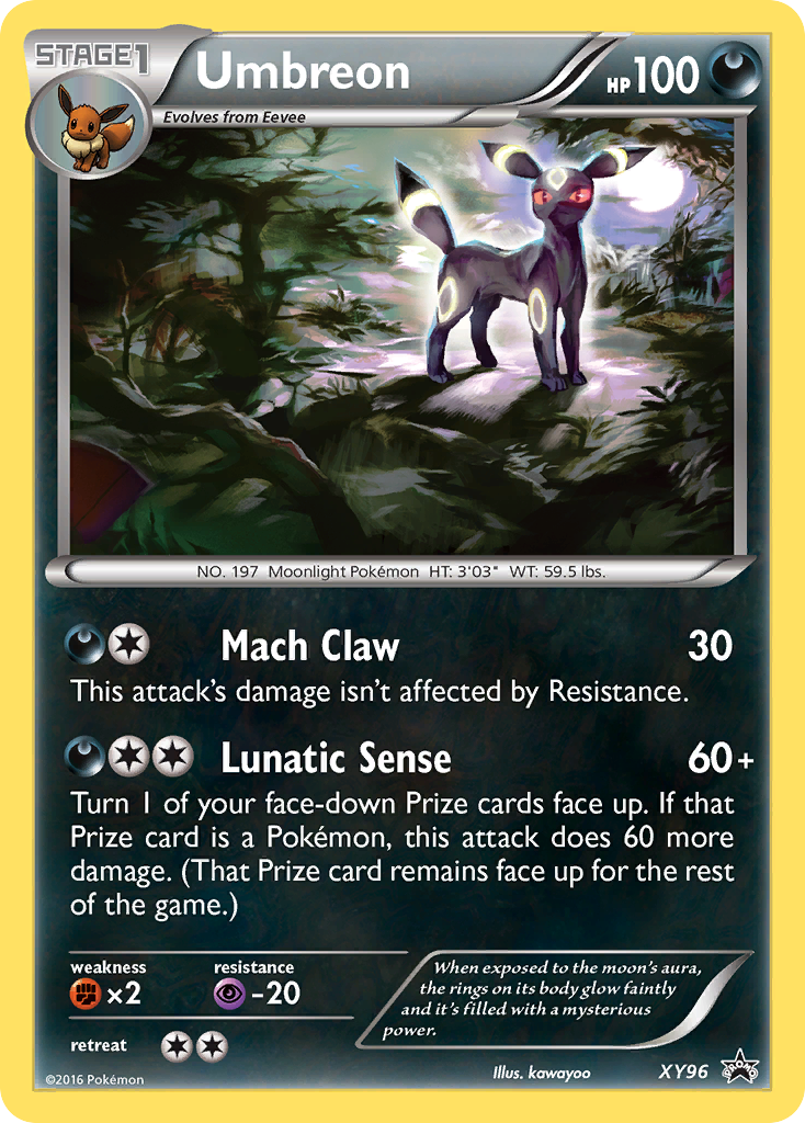 Umbreon – XY Black Star Promos XY96 Pokémon card
