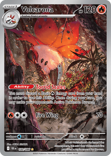 Volcarona - Black Bolt 100