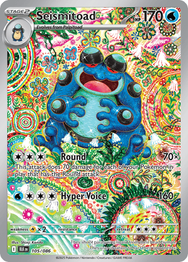Seismitoad - Black Bolt 105
