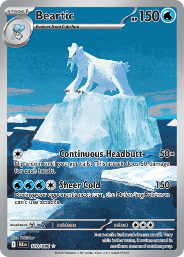 Beartic - Black Bolt 110