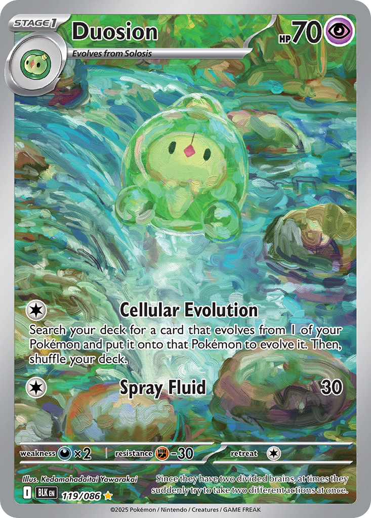Duosion – Black Bolt 119/086 Pokémon card