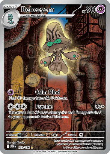 Beheeyem - Black Bolt 121
