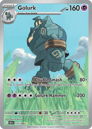 Golurk - Black Bolt 123