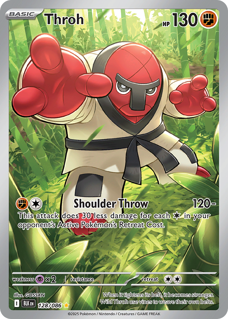 Throh – Black Bolt 128/086 Pokémon card