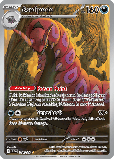 Scolipede - Black Bolt 134