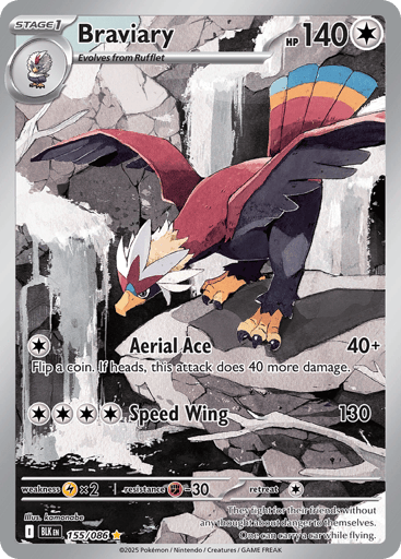 Braviary - Black Bolt 155