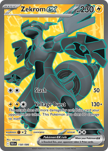 Zekrom ex - Black Bolt 158
