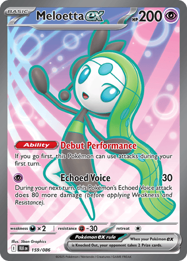 Meloetta ex - Black Bolt 159