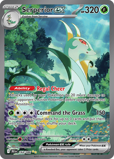 Serperior ex - Black Bolt 164
