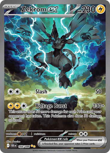Zekrom ex - Black Bolt 166