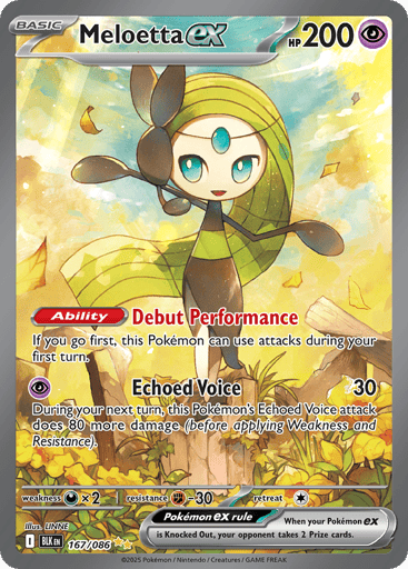 Meloetta ex - Black Bolt 167
