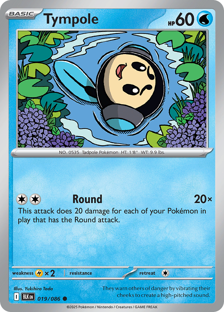 Tympole – Black Bolt 019/086 Pokémon card