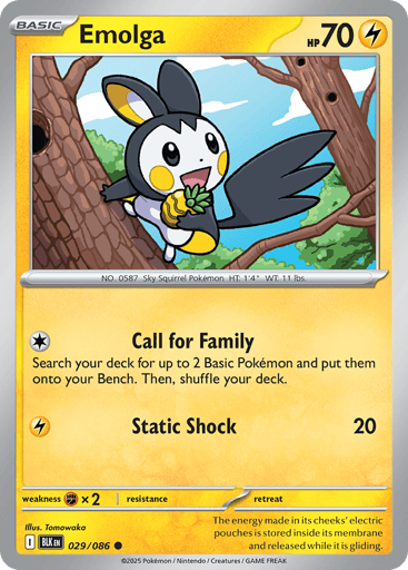 Emolga - Black Bolt 29