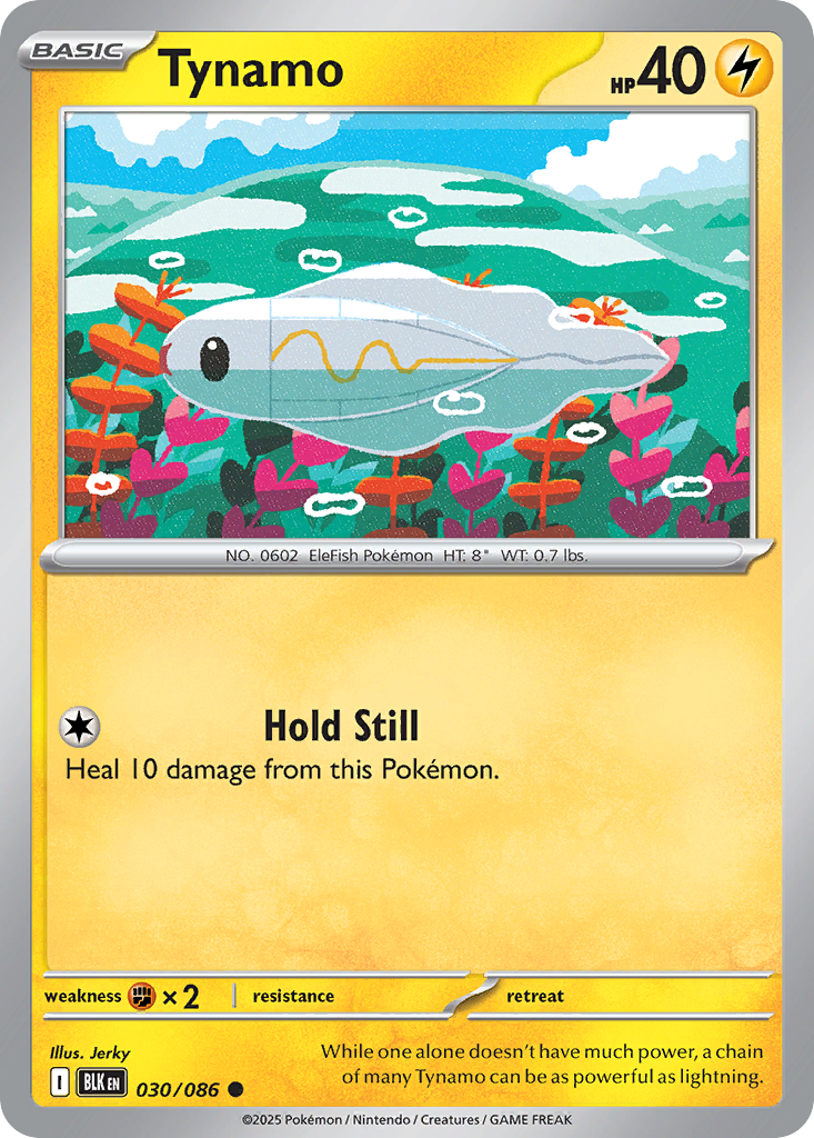Tynamo – Black Bolt 030/086 Pokémon card