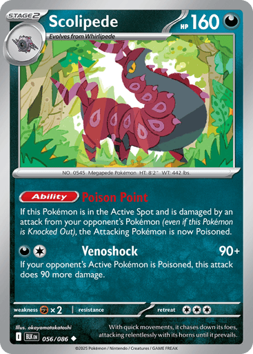 Scolipede - Black Bolt 56