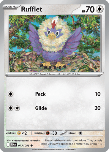 Rufflet - Black Bolt 77
