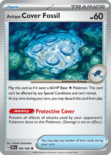 Antique Cover Fossil - Black Bolt 80