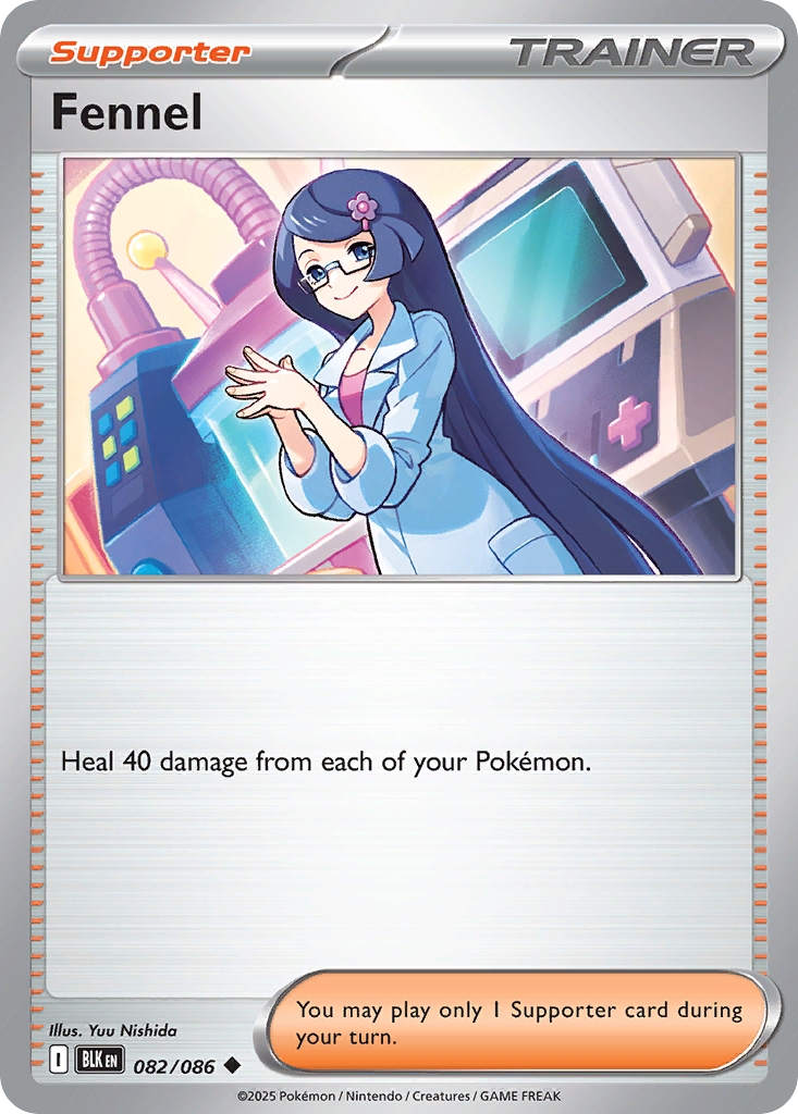 Fennel – Black Bolt 082/086 Pokémon card