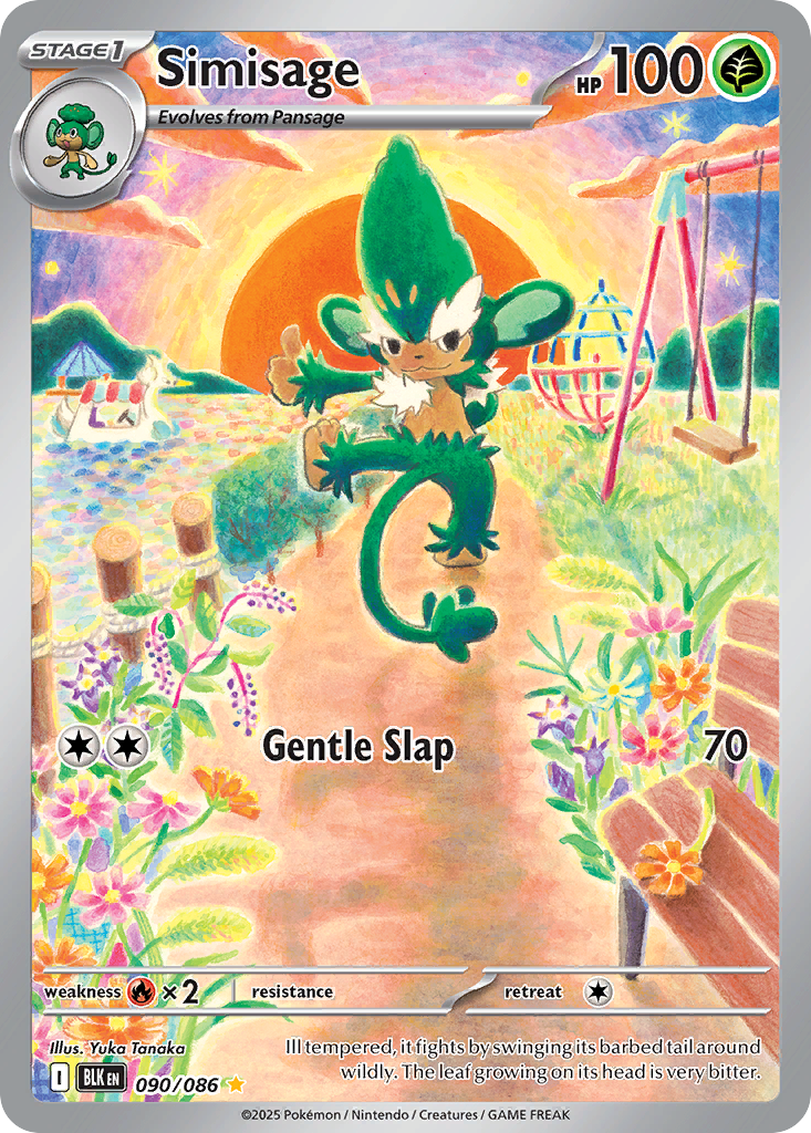 Simisage – Black Bolt 090/086 Pokémon card