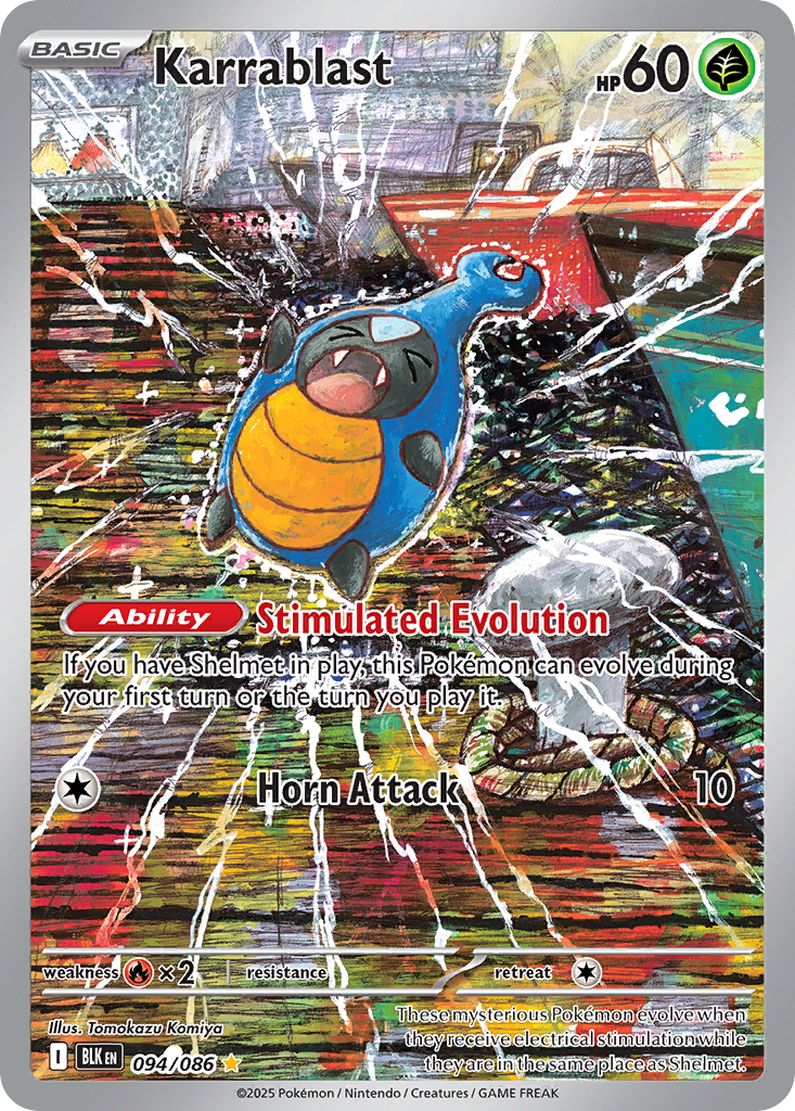 Karrablast – Black Bolt 094/086 Pokémon card