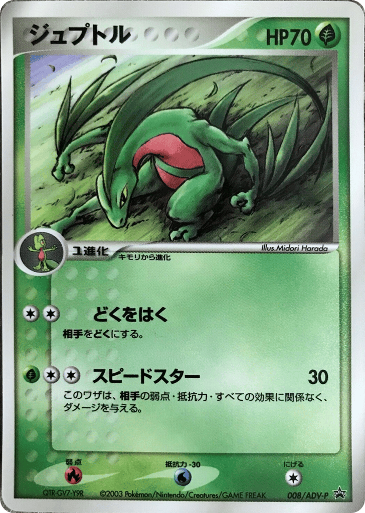Grovyle – ADV Promos 008/ADV-P Pokémon card