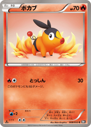 Tepig - Black Collection 8
