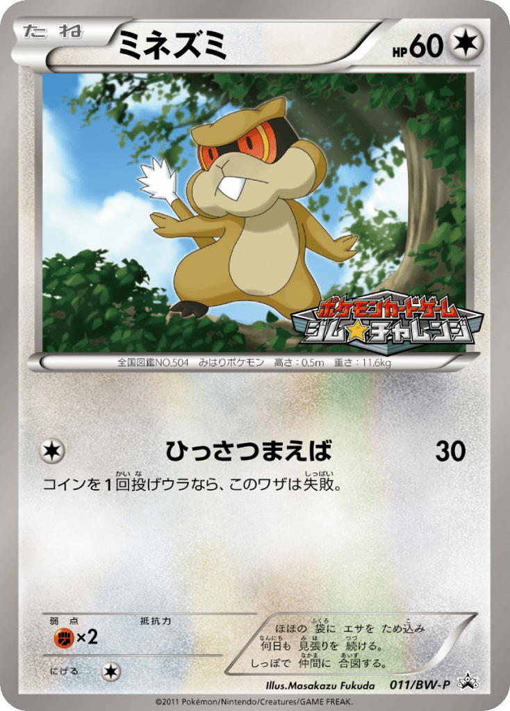 Patrat – Black & White Promos 011/BW-P Pokémon card