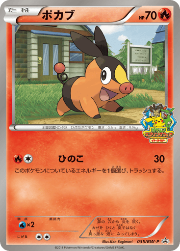 Tepig - Black & White Promos 35