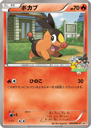 Tepig - Black & White Promos 43