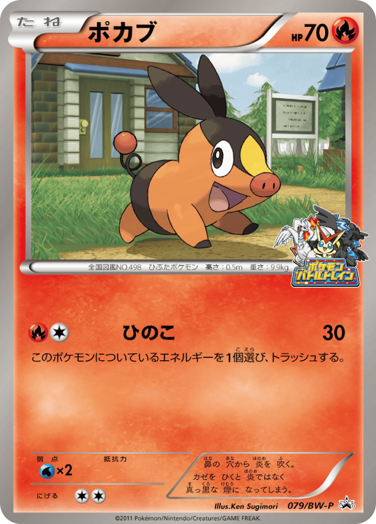 Tepig – Black & White Promos 079/BW-P Pokémon card