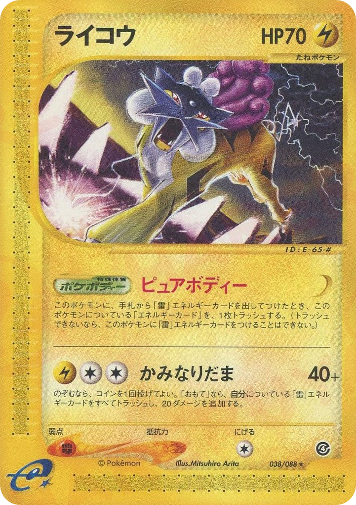 Raikou – Split Earth 038/088 Pokémon card