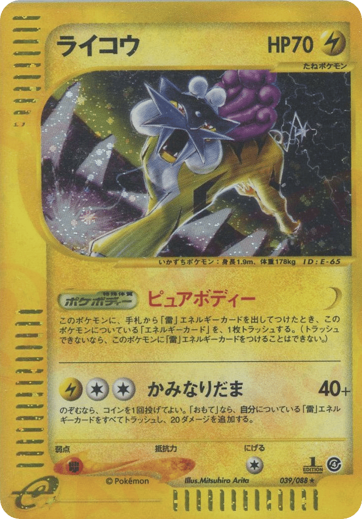 Raikou – Split Earth 039/088 Pokémon card