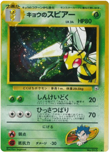 Koga's Beedrill - Challenge from the Darkness 15