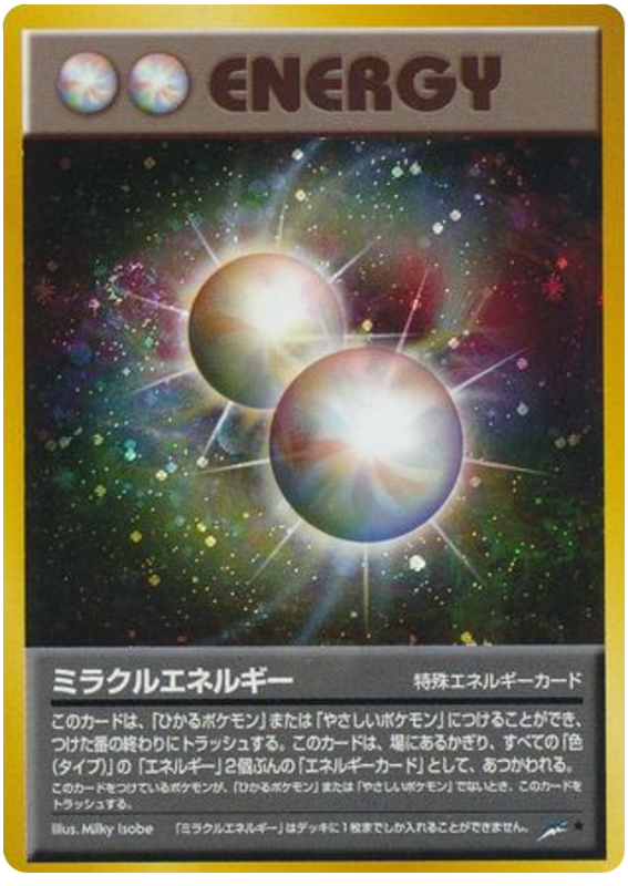 Miracle Energy – Darkness, and to Light...  Pokémon card