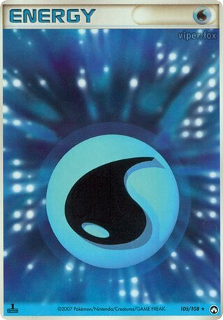 Water Energy – World Champions Pack 105/108 Pokémon card