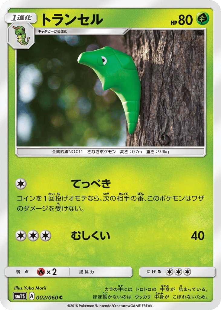 Metapod – Collection Sun 002/060 Pokémon card