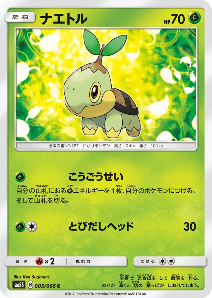 Turtwig – Ultra Sun 005/066 Pokémon card