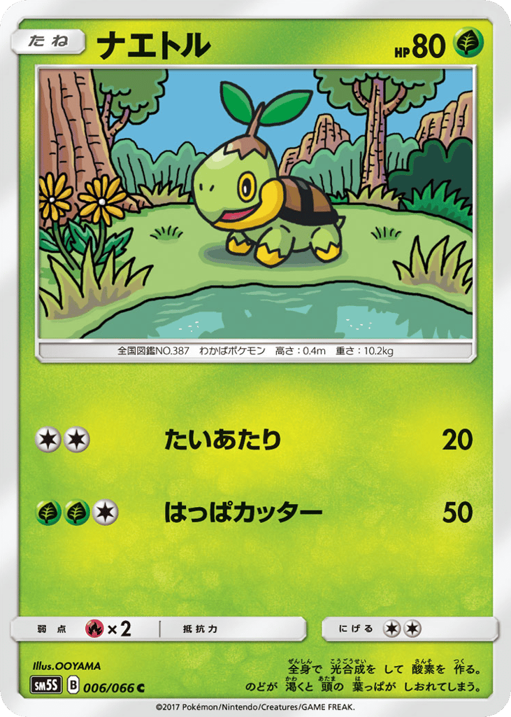 Turtwig – Ultra Sun 006/066 Pokémon card