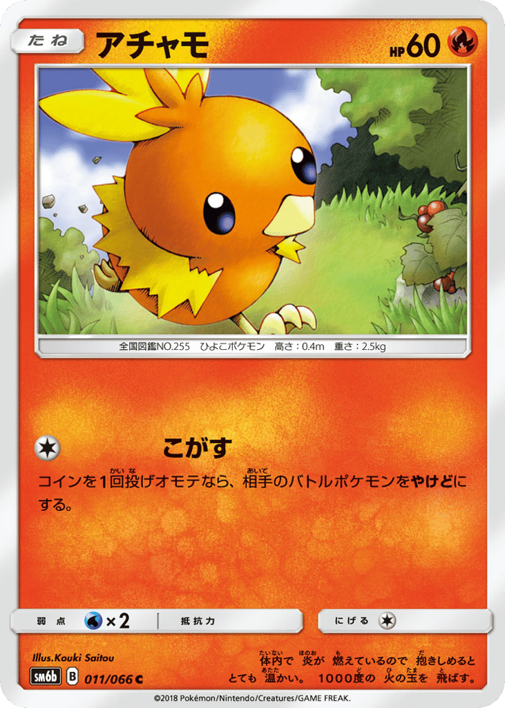 Torchic – Champion Road 011/066 Pokémon card
