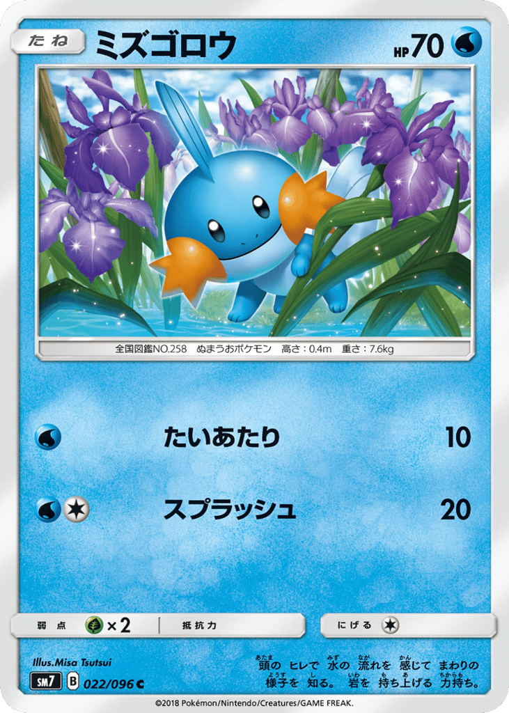 Mudkip – Sky-Splitting Charisma 022/096 Pokémon card