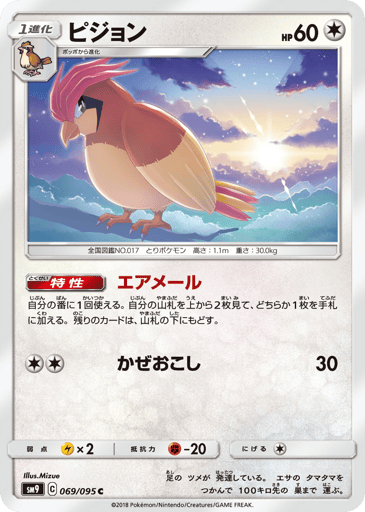 Pidgeotto - Tag Bolt 69