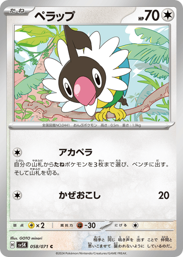 Chatot - Wild Force 58