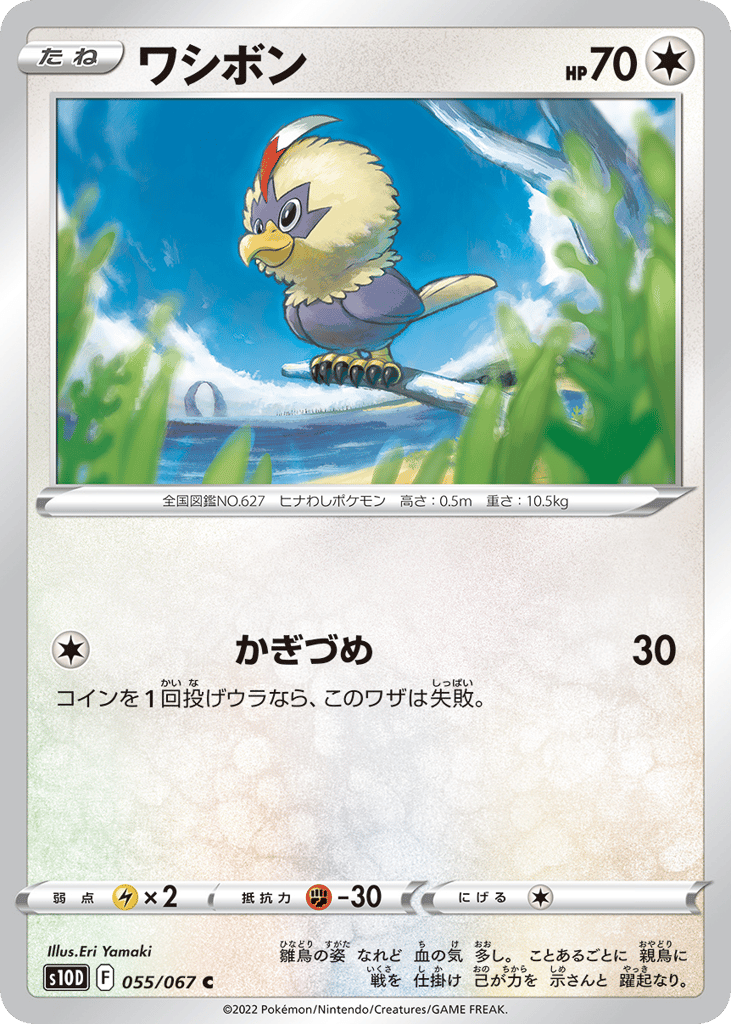 Rufflet – Time Gazer 055/067 Pokémon card
