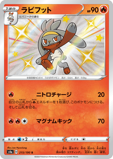 Raboot - Shiny Star V 215