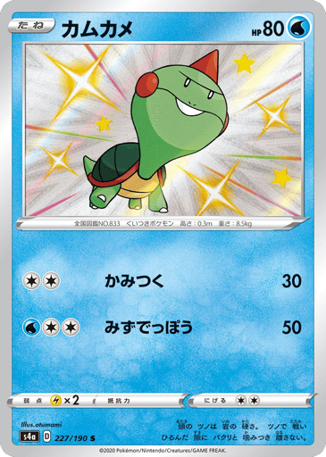 Chewtle - Shiny Star V 227