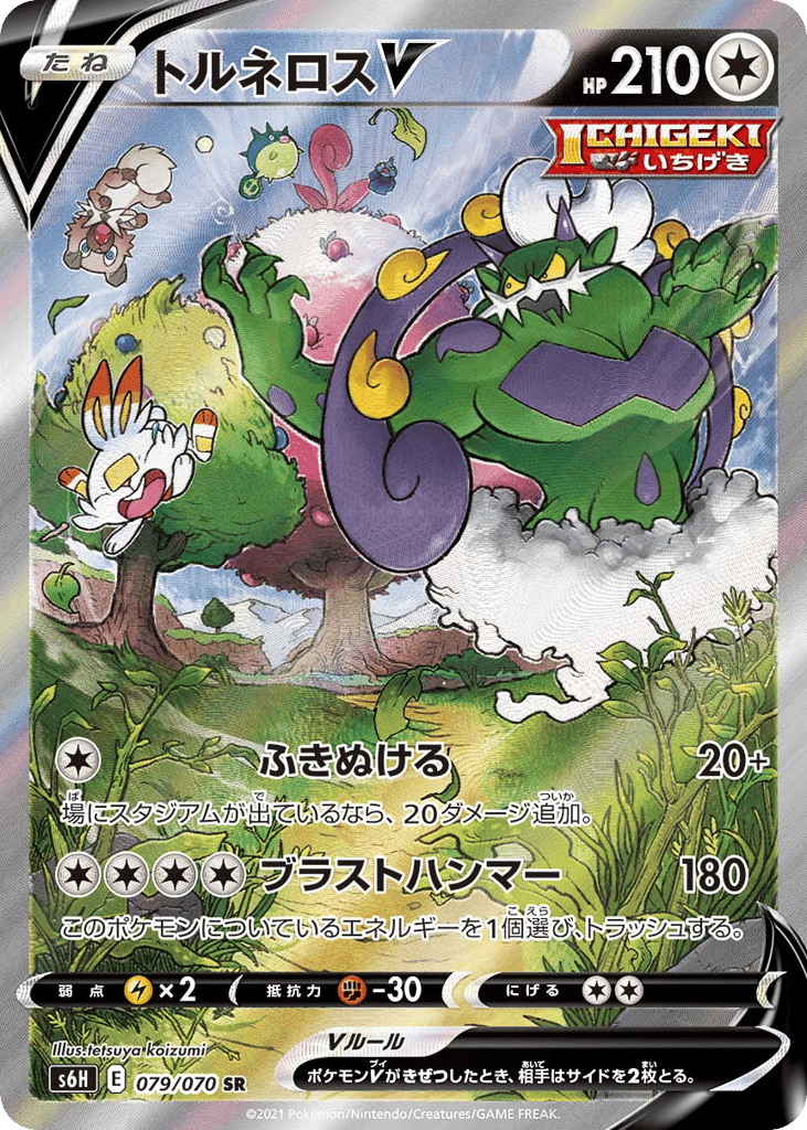 Tornadus V – Silver Lance 079/070 Pokémon card