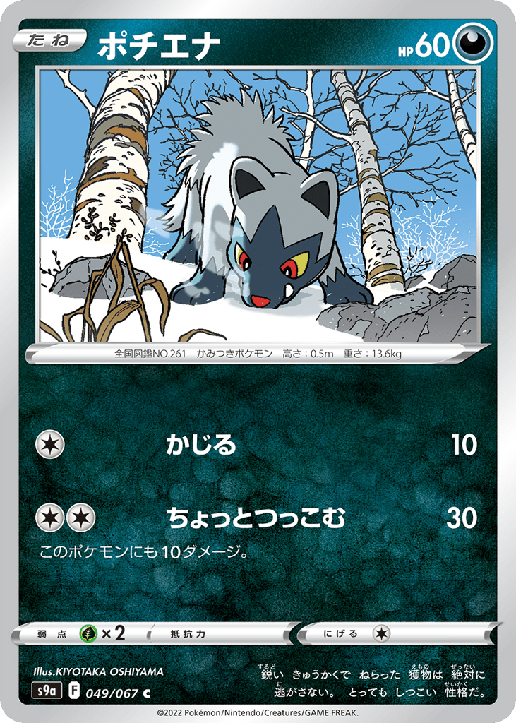 Poochyena – Battle Region 049/067 Pokémon card