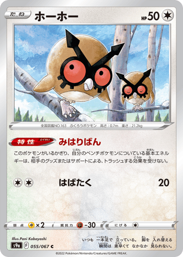Hoothoot - Battle Region 55