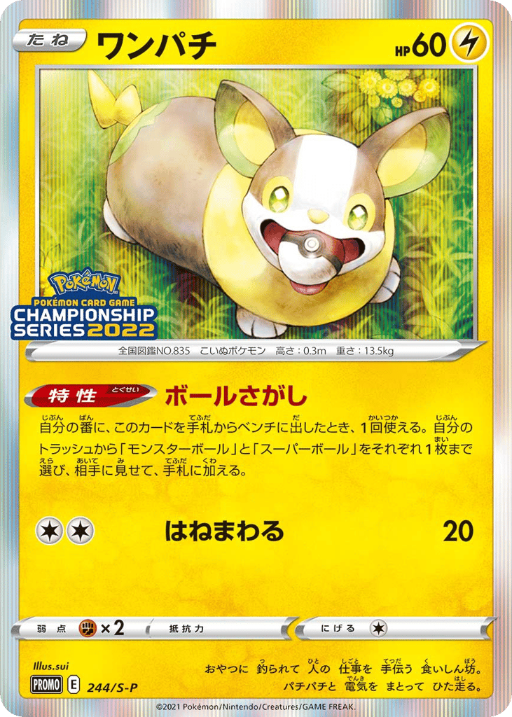 Yamper – Sword & Shield Promos 244/S-P Pokémon card