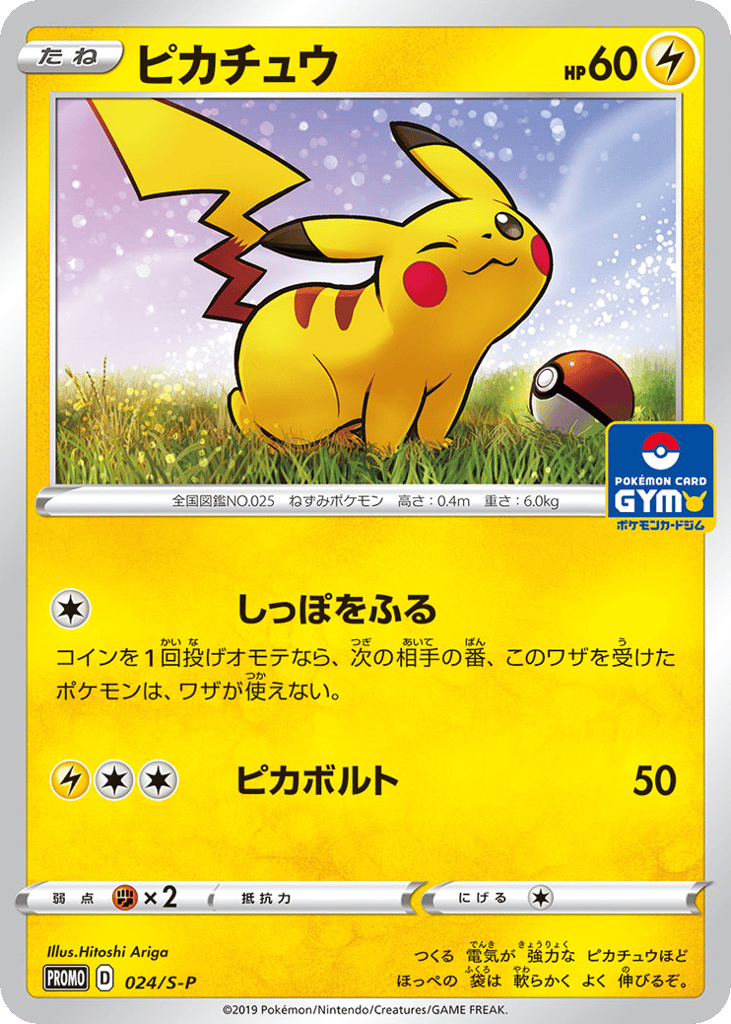 Pikachu – Sword & Shield Promos 024/S-P Pokémon card